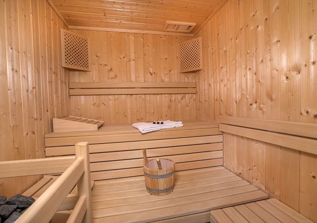 Smaragdresort Sauna mit Käuterölen